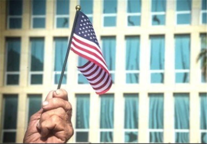 پرچم آمریکا در کوبا برافراشته شد