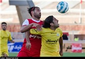 دیدار تیم های فوتبال تراکتورسازی و راه آهن - تبریز