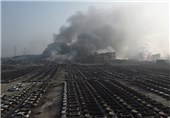 New Explosions, Fire in China Tianjin Send Smoke into Sky
