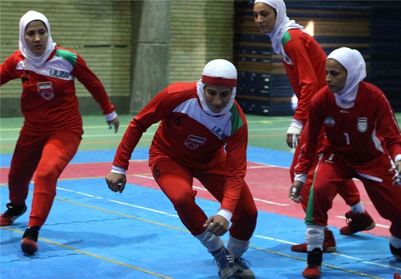 برتری قاطع تیم ملی کبدی بانوان برابر ترکمنستان
