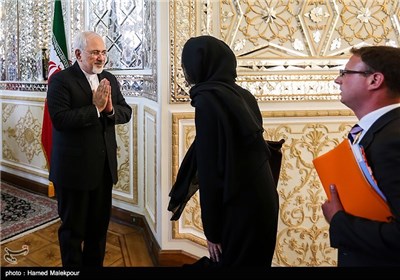 دیدار محمدجواد ظریف با وزیر امور خارجه انگلیس و هیئت همراه