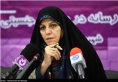 شهیندخت مولاوردی معاون امور زنان و خانواده ریاست جمهوری در نشست صمیمی با اصحاب رسانه