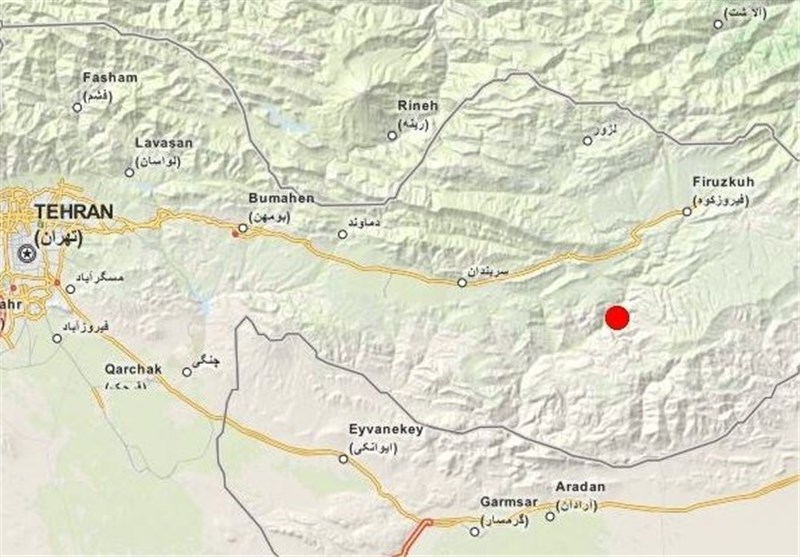 Official: No Reports of Damage, Injury in Tehran Quake