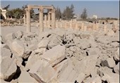 تخریب یکی دیگر از معابد باستانی تدمر بدست داعش + عکس