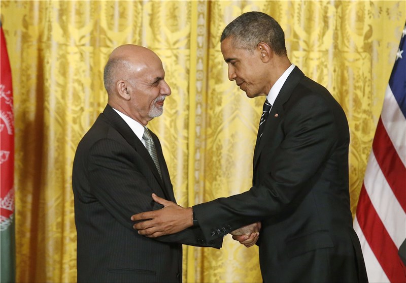 اوباما و اشرف‌غنی درباره مذاکرات صلح دولت کابل با طالبان افغان گفت‌وگو کردند