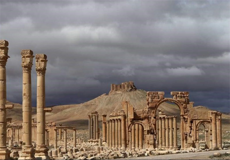 تصاویر ماهواره‌ای از تخریب آثار باستانی سوریه توسط داعش