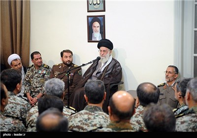 Commanders of Air Defense Base Meet with Supreme Leader