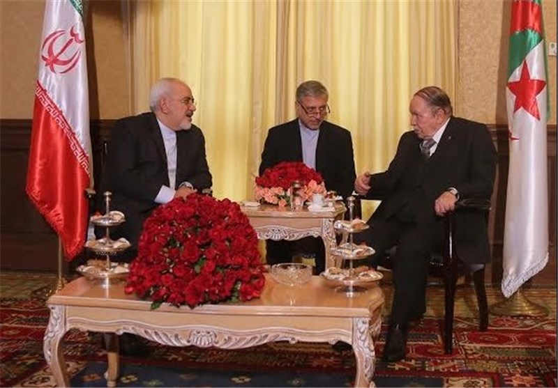 ظریف با رئیس‌جمهور الجزایر دیدار کرد