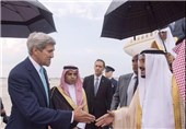دیدار شاه سعودی با وزیر خارجه آمریکا+ عکس