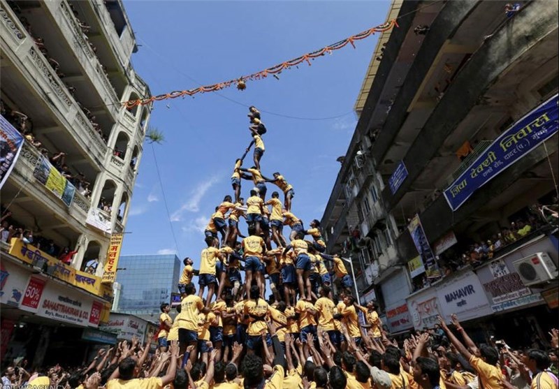 تصاویر جشنواره جانماشتامی در هند‎