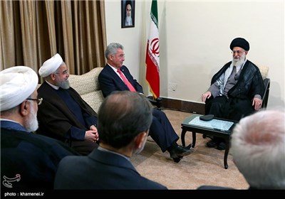 Photos: Supreme Leader Meets Austrian President in Tehran