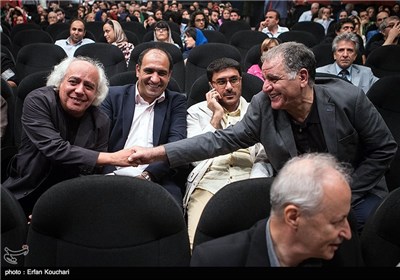 رسول صدرعاملی و سیروس الوند در مراسم هفدهمین جشن سینمای ایران
