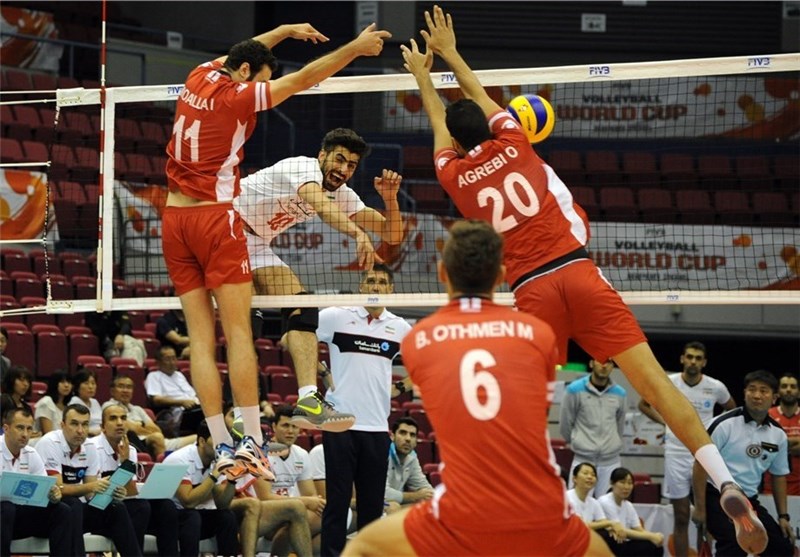 Iran Outlasts Tunisia at FIVB Volleyball Men’s World Cup