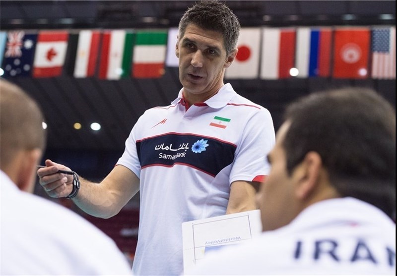 Iran Coach Kovac Optimistic about Poland Game in FIVB World Cup