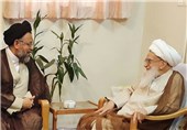 وزیر اطلاعات با آیت الله صافی گلپایگانی دیدار کرد