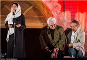 رامبد جوان، حسین جعفریان و لیلا حاتمی در هفدهمین جشن خانه سینما