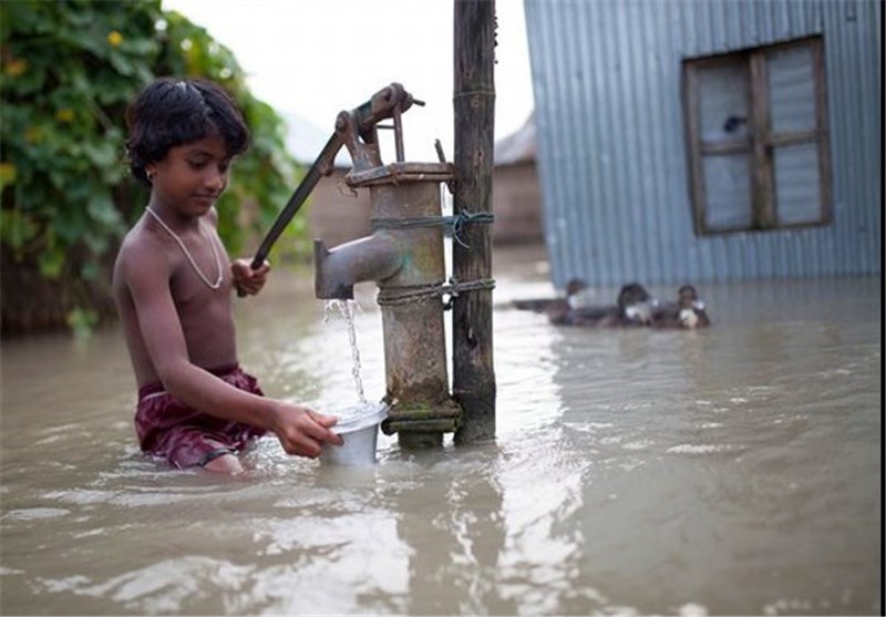 عکس/ خسارات سیل در بنگلادش