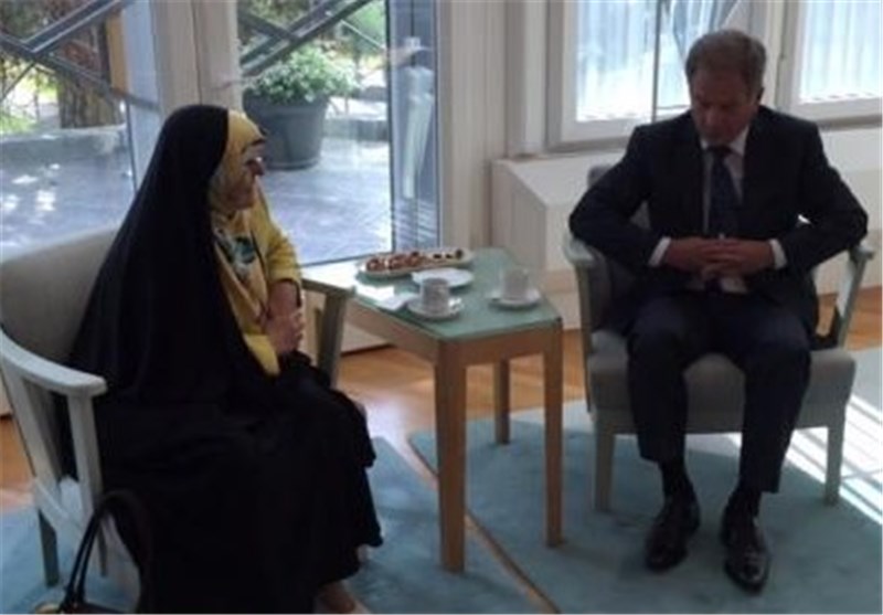 Iranian VP, Finnish President Meet in Helsinki