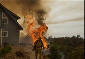 عکس/آتش سوزی در کالیفرنیای آمریکا