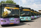 11700 اتوبوس در اربعین از 33 شهر کشور به مرز مهران اعزام می‌شوند