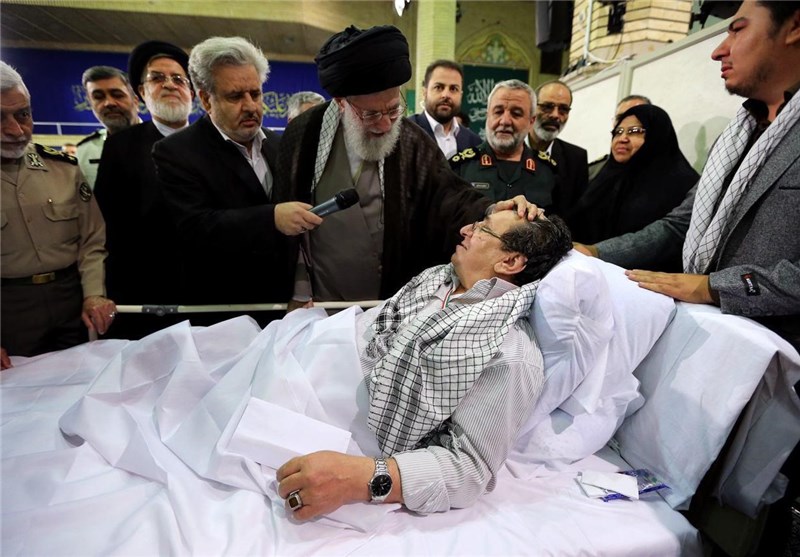 تصاویری از دیدار امروز جانبازان بالای 70درصد با امام خامنه‌ای