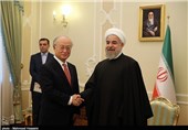 Iran&apos;s President Rouhani Meets IAEA&apos;s Amano in Tehran