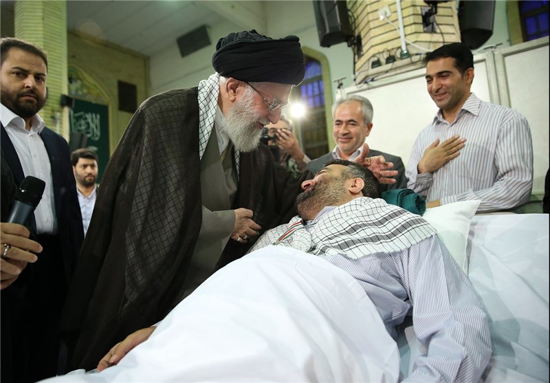 فیلم/ دیدار جانبازان با امام خامنه‌ای