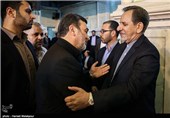 اسحاق جهانگیری معاون اول رئیس جمهور در مراسم ترحیم پدر سردار حسین اشتری فرمانده ناجا