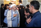 حجت‌الاسلام مرتضی آقاتهرانی در مراسم ترحیم پدر سردار حسین اشتری فرمانده ناجا