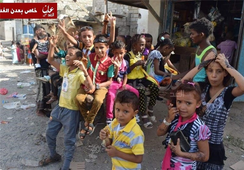شادی کودکان یمنی در عید سعید قربان + تصاویر