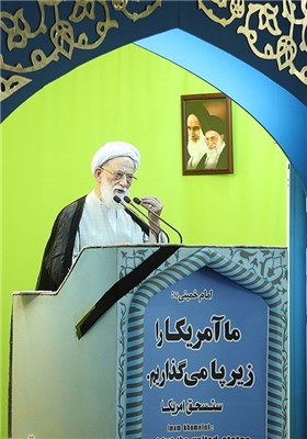 آیت الله امامی کاشانی خطیب نماز جمعه تهران