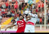 دیدار تیمهای فوتبال پرسپولیس و تراکتور سازی