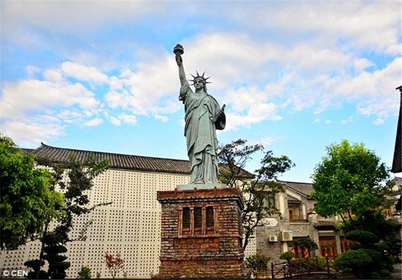 وقتی چینی‌ها «مجسمه آزادی» را هم کپی می‌کنند‌+ تصاویر