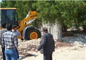 25 بنای غیرمجاز در شهرستان نظرآباد تخریب شد