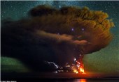 «تصاویر» زیبا از فوران مجدد آتشفشان «کالبوکو» در شیلی