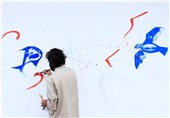 نخستین نقاشی بزرگ جشنواره فیلم توسط قوی‌تن و نوجوانان ترسیم می‌شود