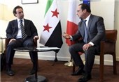 دیدار اولاند با رئیس ائتلاف خارج نشین معارضان سوریه