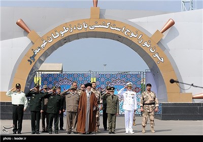 Ayatollah Khamenei Attends Graduation Ceremony of Military Cadets in Noshahr