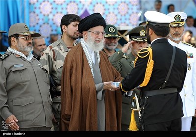 Ayatollah Khamenei Attends Graduation Ceremony of Military Cadets in Noshahr