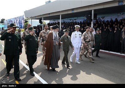 Ayatollah Khamenei Attends Graduation Ceremony of Military Cadets in Noshahr