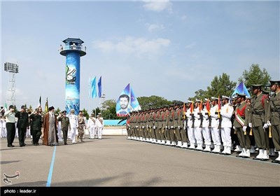 Ayatollah Khamenei Attends Graduation Ceremony of Military Cadets in Noshahr