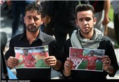 گزارش تصویری «تسنیم» از تجمع هواداران به مناسبت درگذشت هادی نوروزی