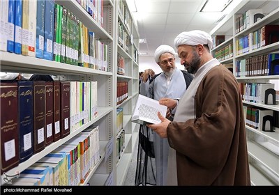 افتتاح کتابخانه مرکز بررسی های اسلامی - قم