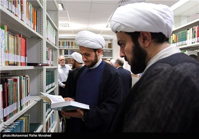 افتتاح کتابخانه مرکز بررسی های اسلامی - قم