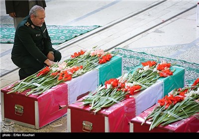 مراسم تشییع پیکر جانباختگان فاجعه منا - تهران