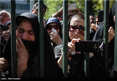 مراسم تشییع پیکر جانباختگان فاجعه منا - تهران