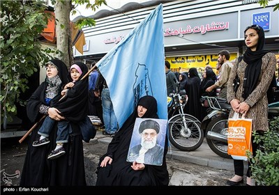 مراسم تشییع پیکر جانباختگان فاجعه منا - تهران