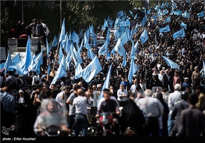 مراسم تشییع پیکر جانباختگان فاجعه منا - تهران