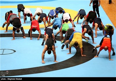 Iran’s Greco-Roman Wrestling Team Trained in Tehran