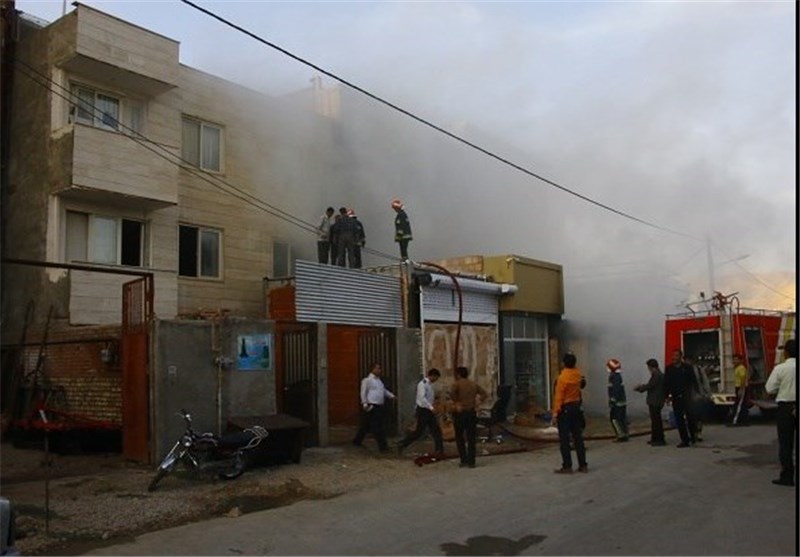 آتش‌سوزی منزل مسکونی جان یک شهروند بجنوردی را گرفت + تصاویر